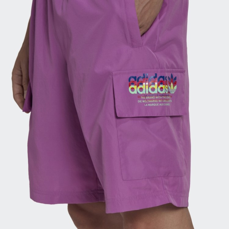 Bermuda Cargo Lilás Adidas Hyperreal