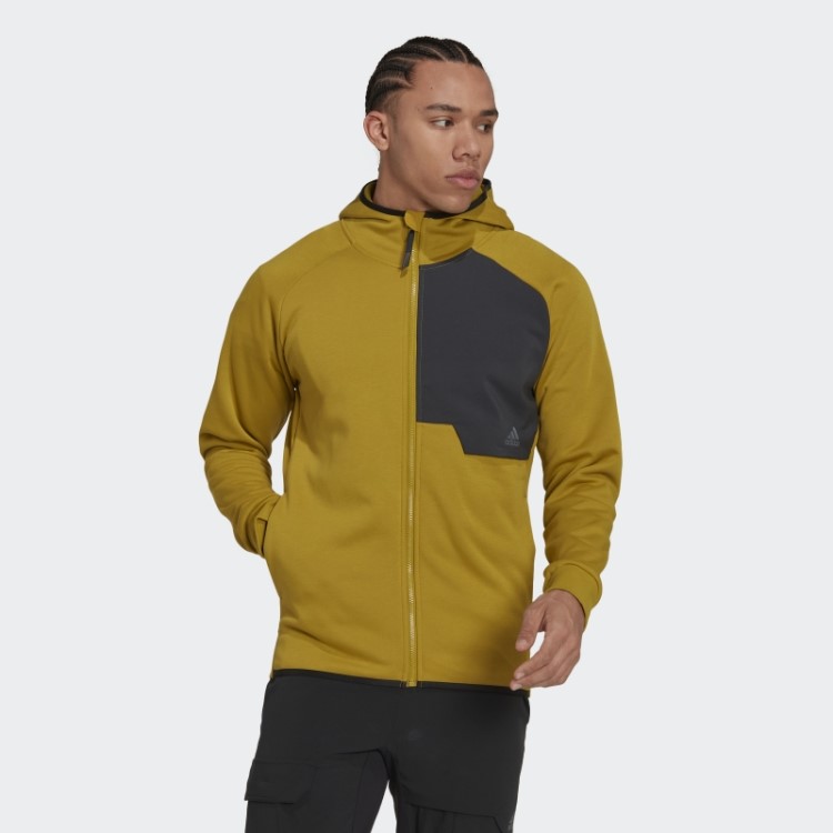 X-city Moletom Com Zíper Completo Adidas Olive