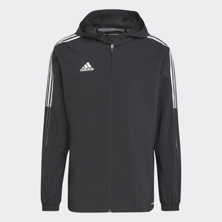 Jaqueta Corta Vento Adidas Tiro 21 Preta