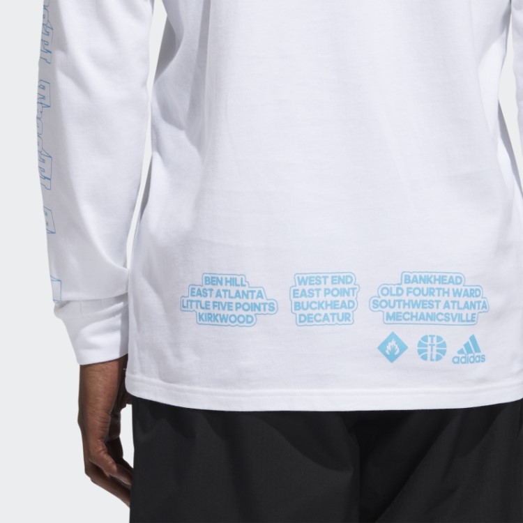 Camiseta Branca Com Gráfico Trae Adidas