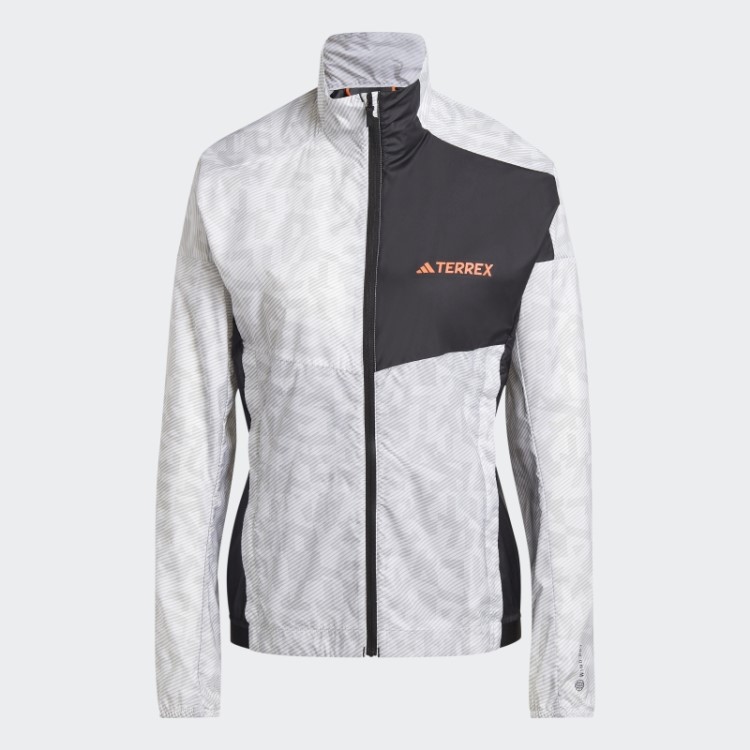Blusão Fashion Adidas Terrex Trail Running Cinza
