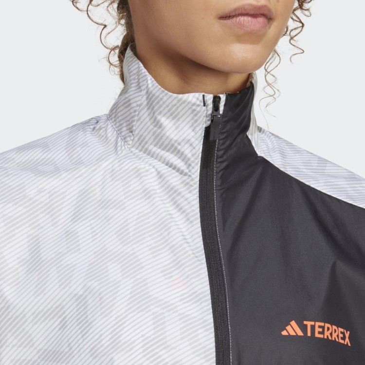 Blusão Fashion Adidas Terrex Trail Running Cinza