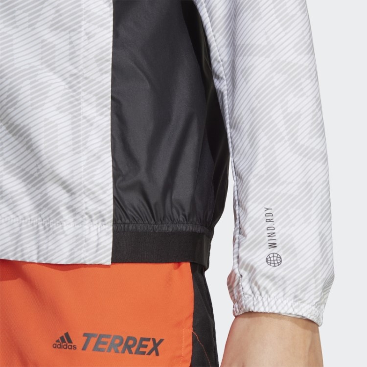 Blusão Fashion Adidas Terrex Trail Running Cinza
