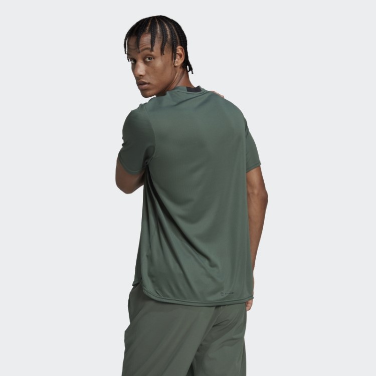 Adidas Aeroready Designed For Motion Tee Green Oxide