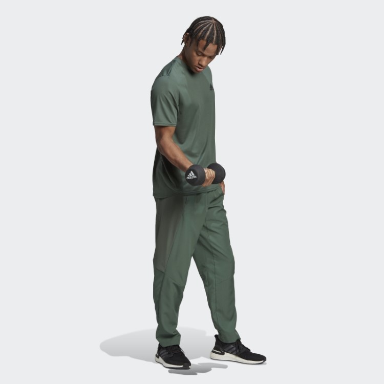 Adidas Aeroready Designed For Motion Tee Green Oxide
