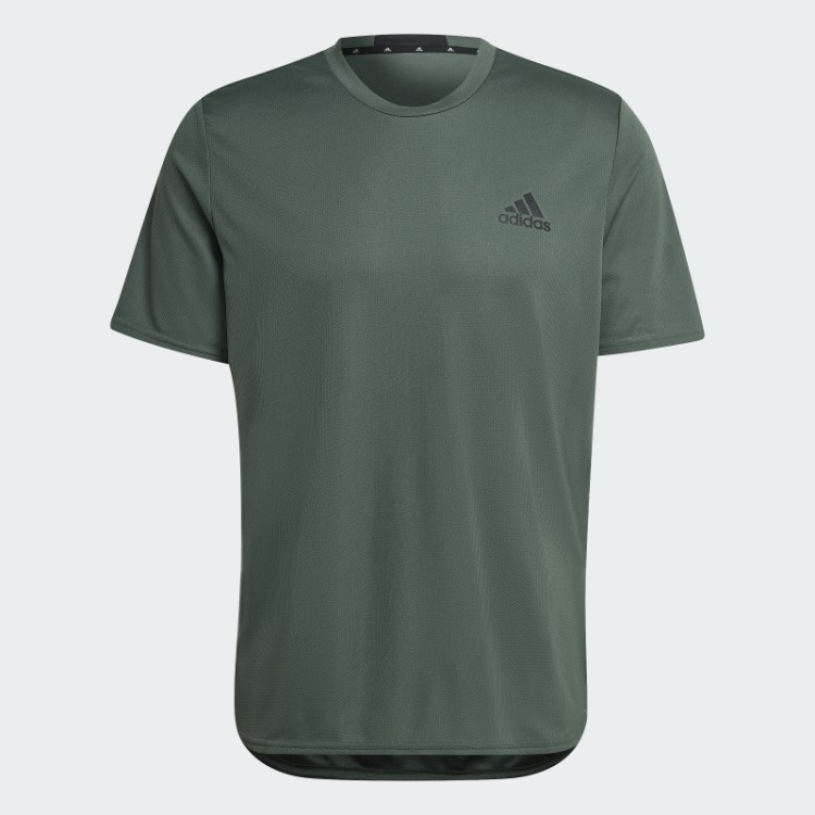 Adidas Aeroready Designed For Motion Tee Green Oxide