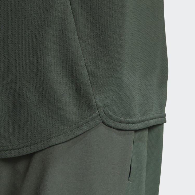 Adidas Aeroready Designed For Motion Tee Green Oxide