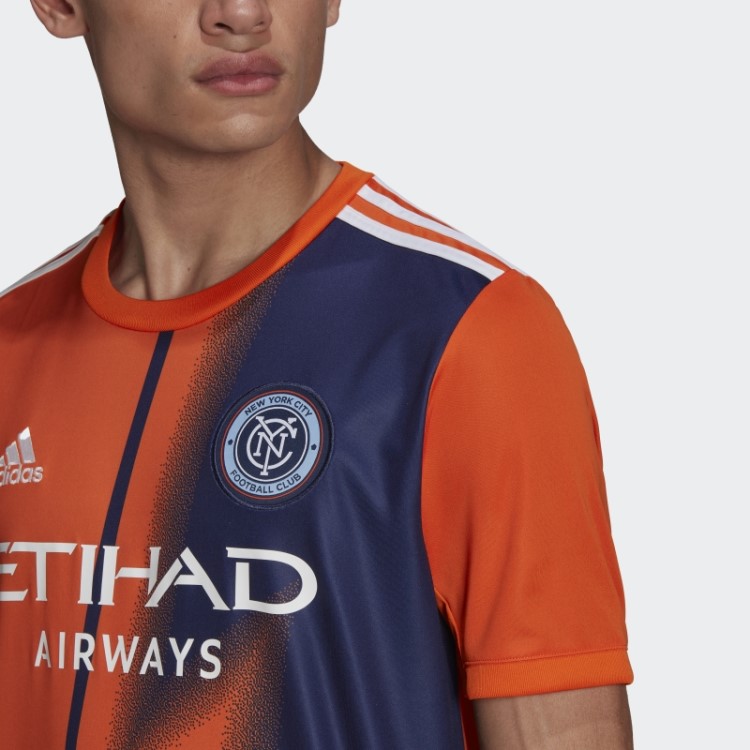 Adidas New York City Fc 22/23 Away Jersey Laranja