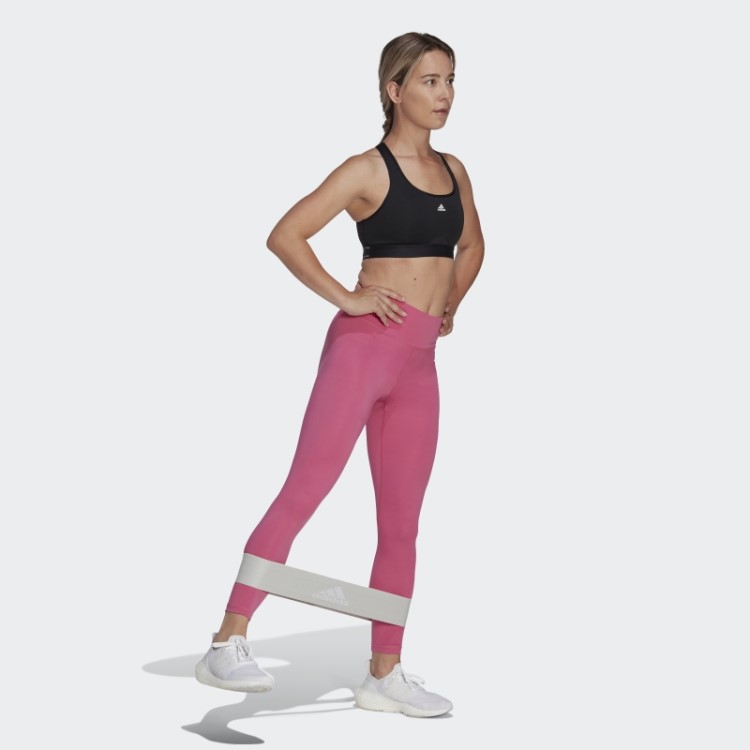 Legging Fúcsia 7/8 Cintura Alta Adidas Training Essentials