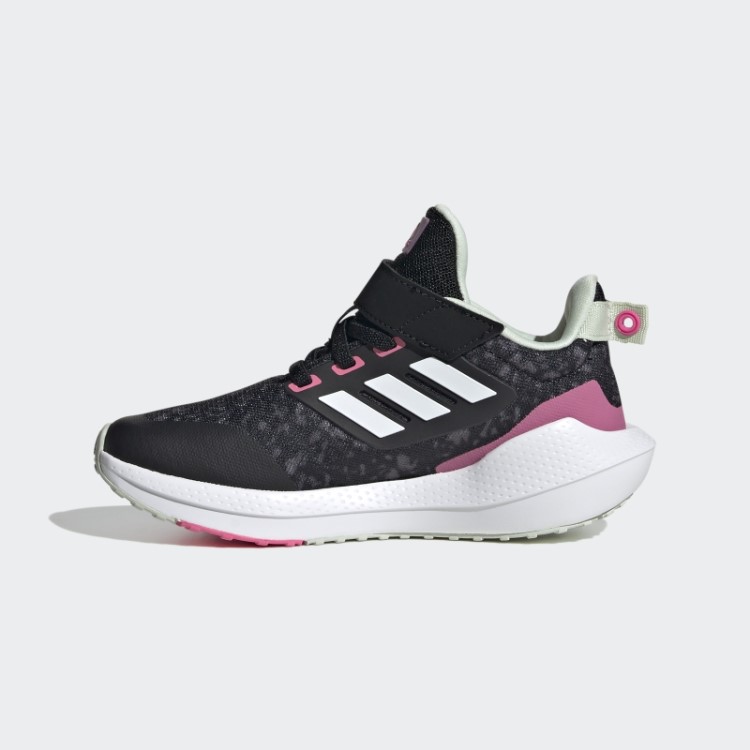 Eq21 2.0 Bounce Esporte Renda Elástica Com Top Strap Sapatos Adidas Preto