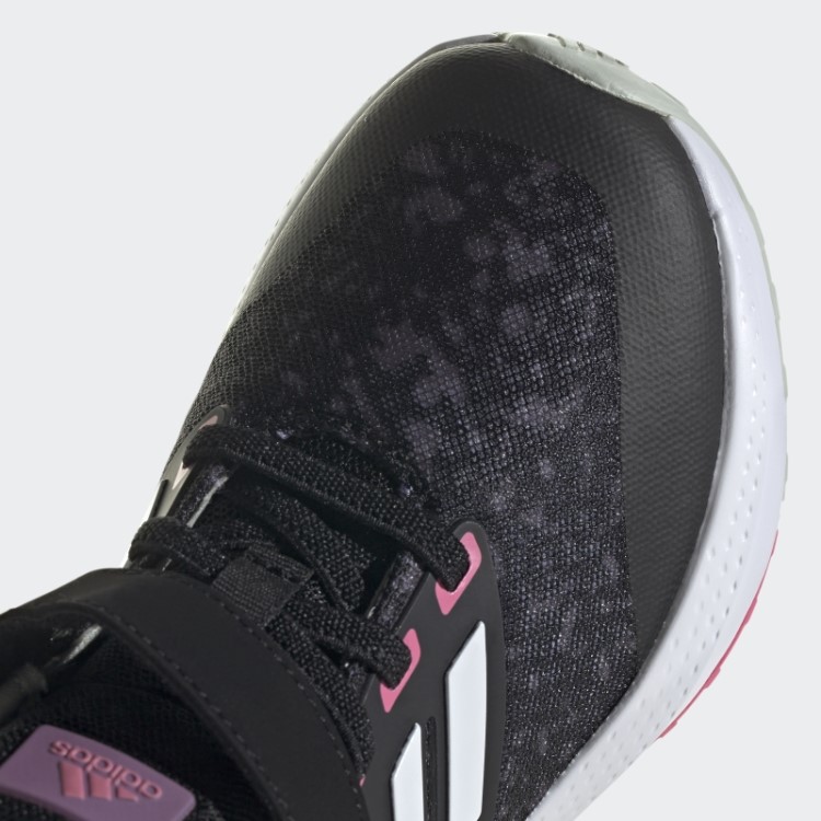 Eq21 2.0 Bounce Esporte Renda Elástica Com Top Strap Sapatos Adidas Preto