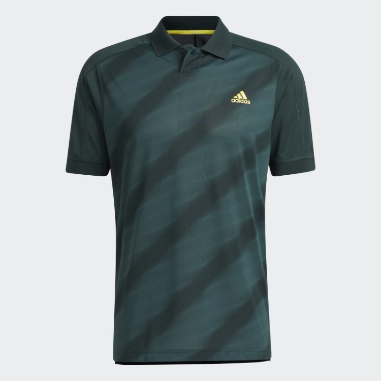 Camisa Polo Com Estampa Verde Adidas