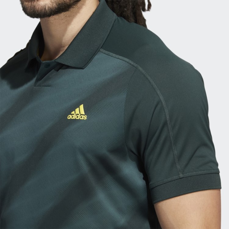 Camisa Polo Com Estampa Verde Adidas