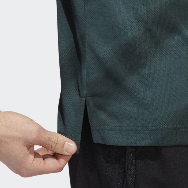 Camisa Polo Com Estampa Verde Adidas