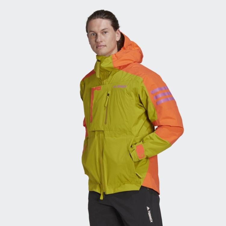 Jaqueta De Caminhada Verde Adidas Terrex Xploric Rain.rdy