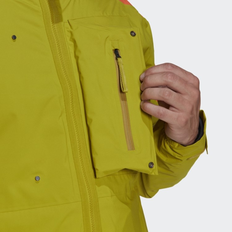 Jaqueta De Caminhada Verde Adidas Terrex Xploric Rain.rdy