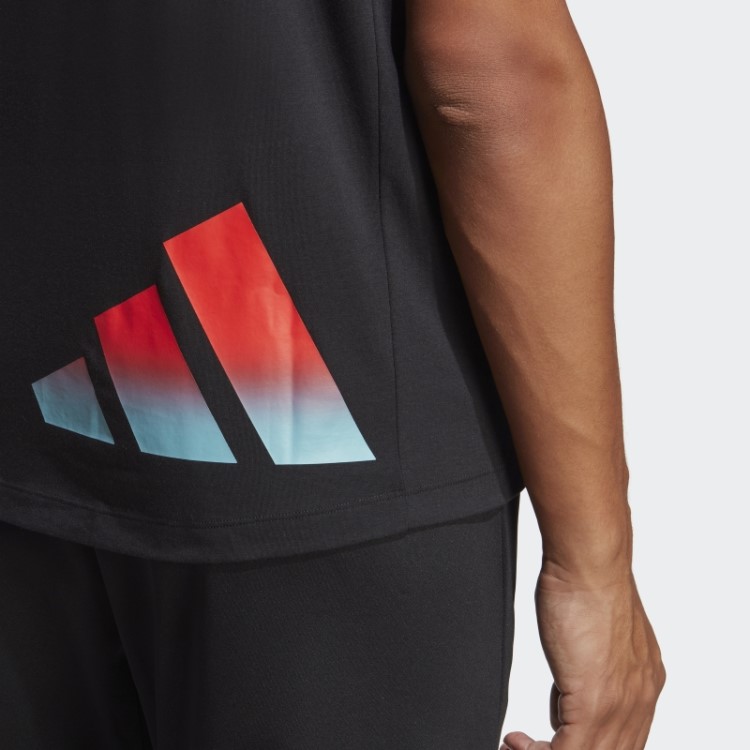Camiseta De Treino Com Logo De 3 Barras Black Train Icons Adidas