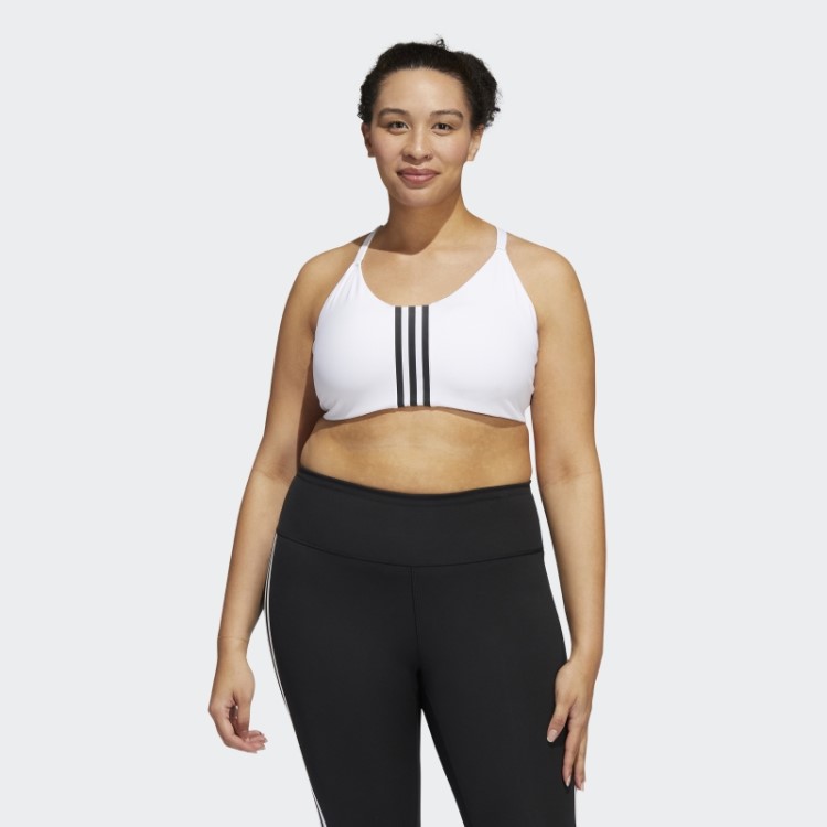 Sutiã Leve Para Treino Aeroimpact (tamanho Grande) Adidas Branco