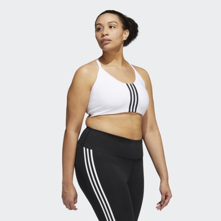 Sutiã Leve Para Treino Aeroimpact (tamanho Grande) Adidas Branco