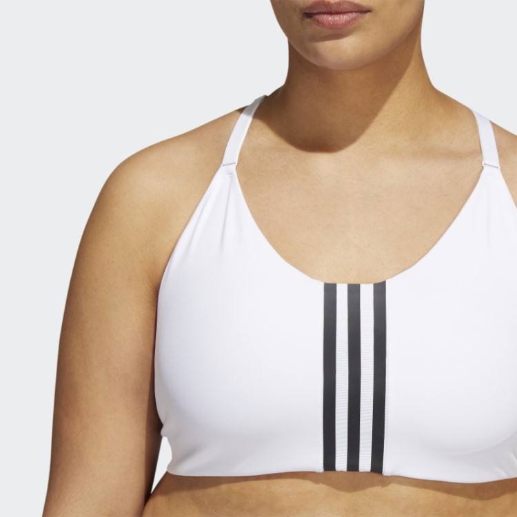 Sutiã Leve Para Treino Aeroimpact (tamanho Grande) Adidas Branco