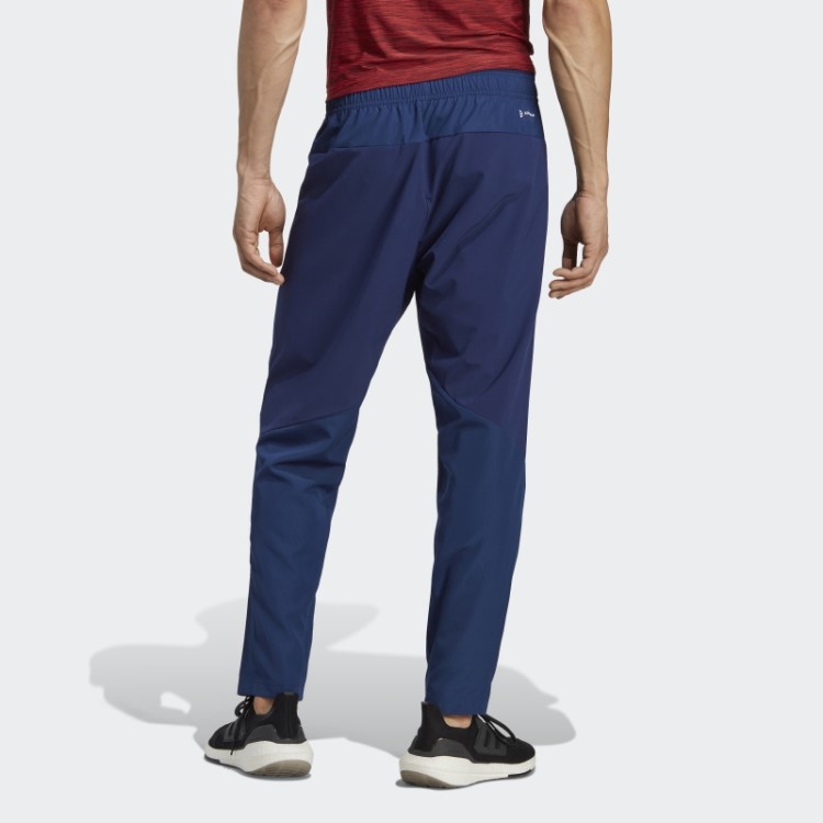 Calça De Treino Adidas Azul Escuro Aeroready Projetada Para Movimento