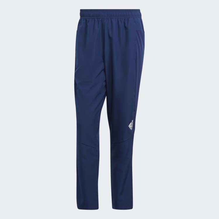 Calça De Treino Adidas Azul Escuro Aeroready Projetada Para Movimento