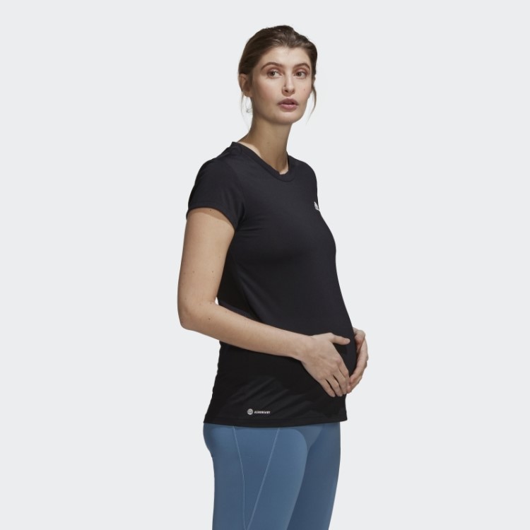 Adidas Designed To Move Colorblock Sport Tee (maternity) White Fashion