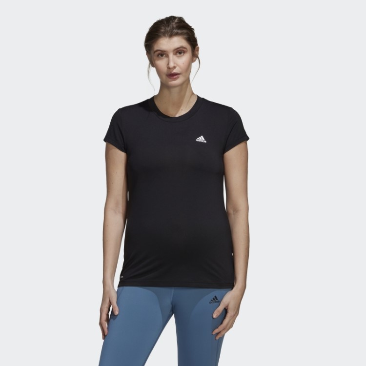 Adidas Designed To Move Camiseta Esportiva Colorblock (maternidade) Branca