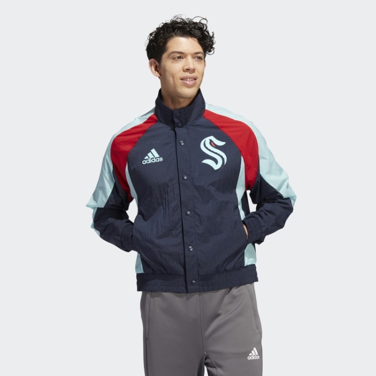 Jaqueta Retrô Adidas Kraken Reverse Azul Marinho