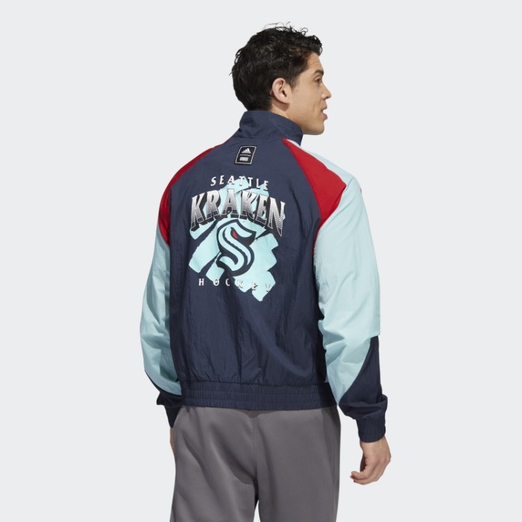 Jaqueta Retrô Adidas Kraken Reverse Azul Marinho