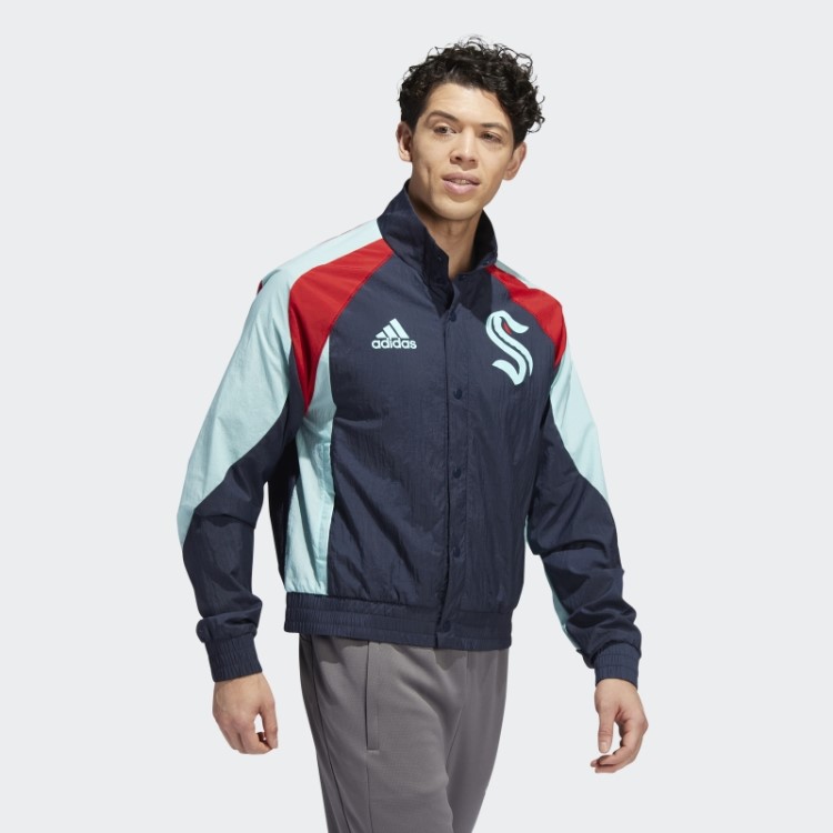 Jaqueta Retrô Adidas Kraken Reverse Azul Marinho