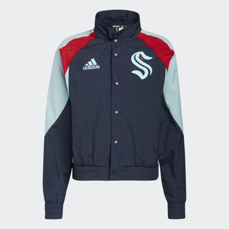 Jaqueta Retrô Adidas Kraken Reverse Azul Marinho