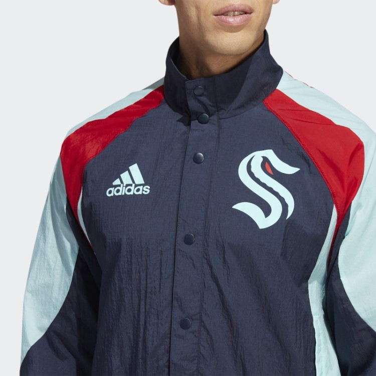 Jaqueta Retrô Adidas Kraken Reverse Azul Marinho