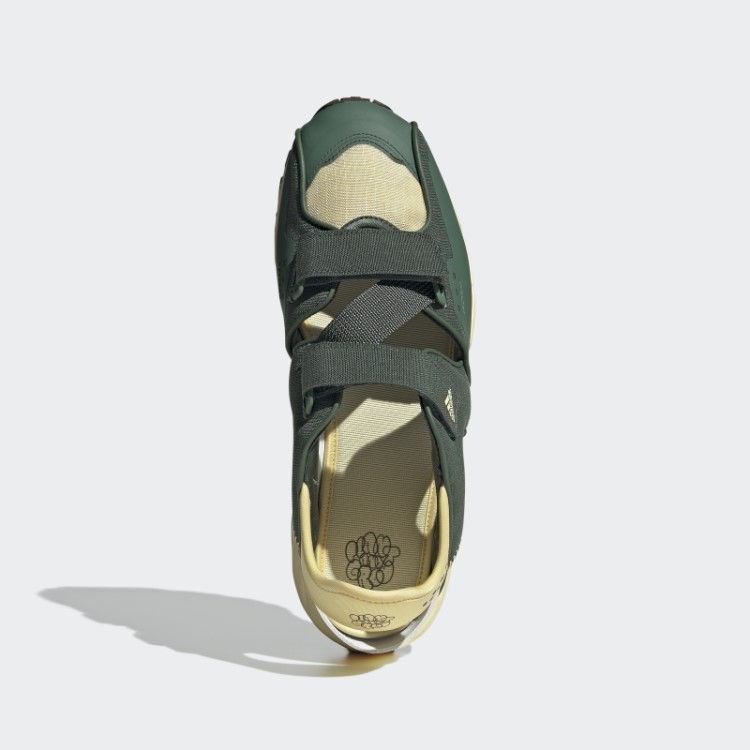 Adidas Green Oxide Eqt93 Sndl Plantar E Crescer Sapatos