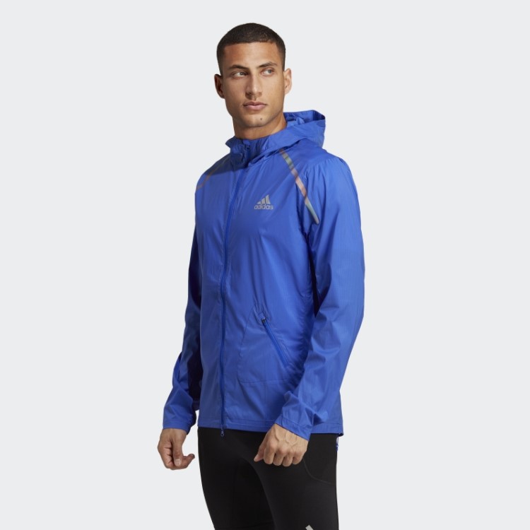 Jaqueta Maratona Azul Adidas