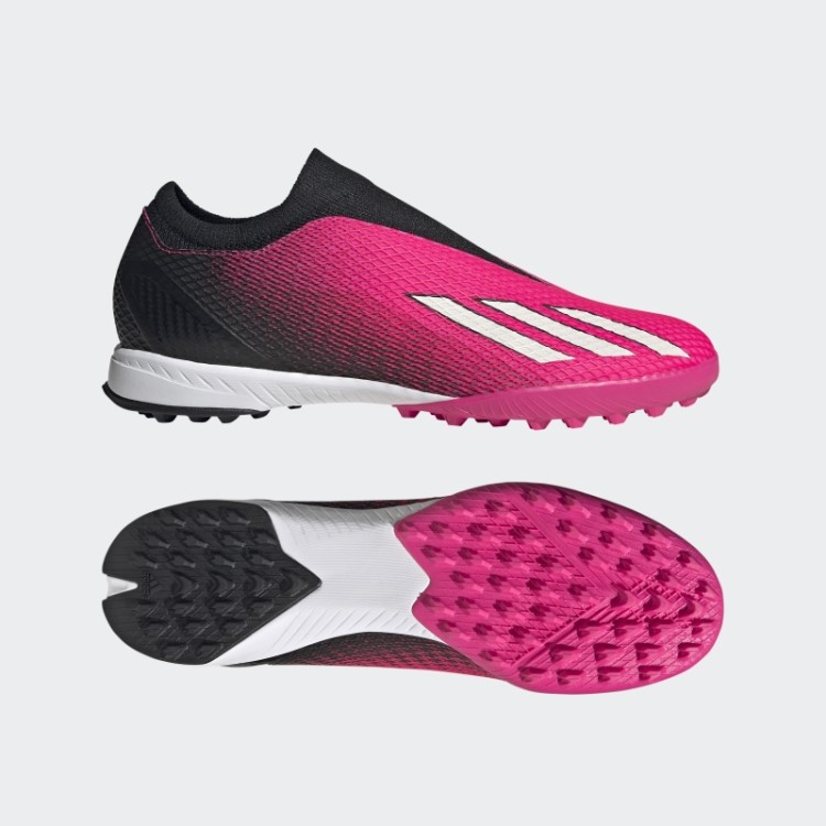 X Speedportal.3 Botas De Grama Sem Cadarço Adidas Rosa