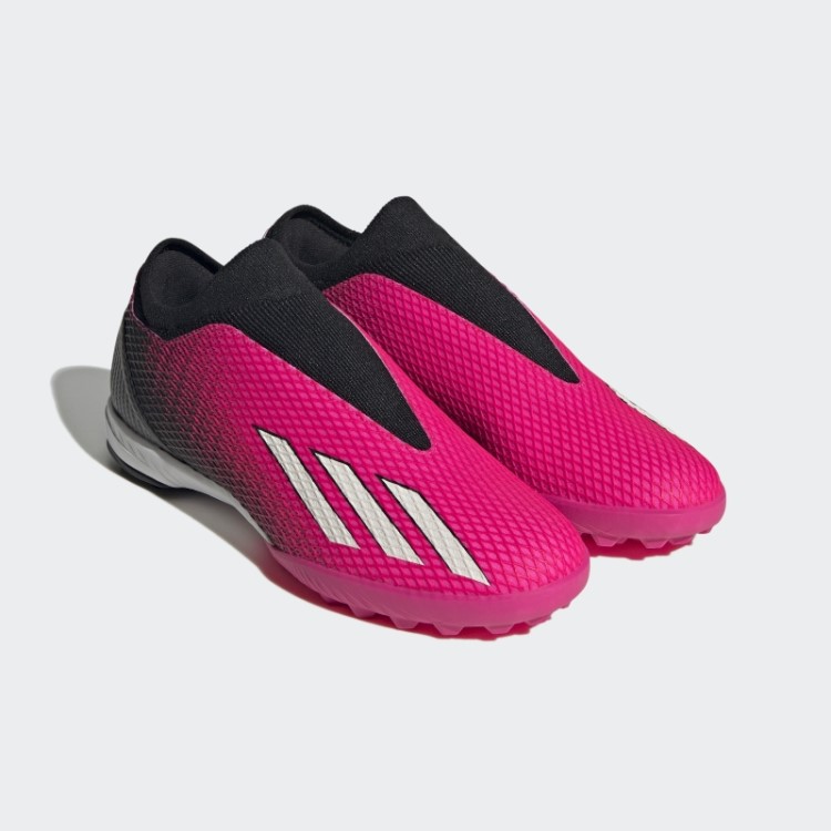 X Speedportal.3 Botas De Grama Sem Cadarço Adidas Rosa