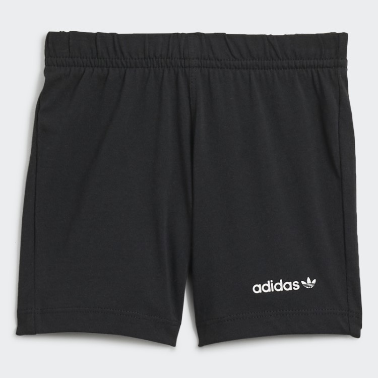 Conjunto De Shorts E Camiseta Adicolor Preto Adidas