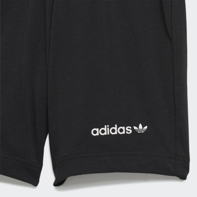 Conjunto De Shorts E Camiseta Adicolor Preto Adidas