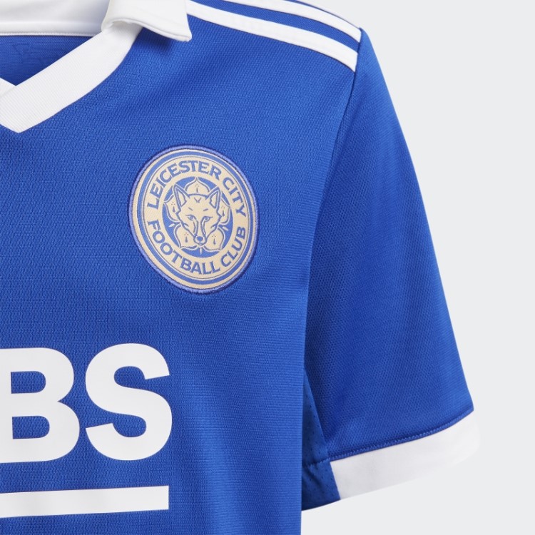 Negrito Camisa Azul Adidas Leicester City Fc 22/23 Home