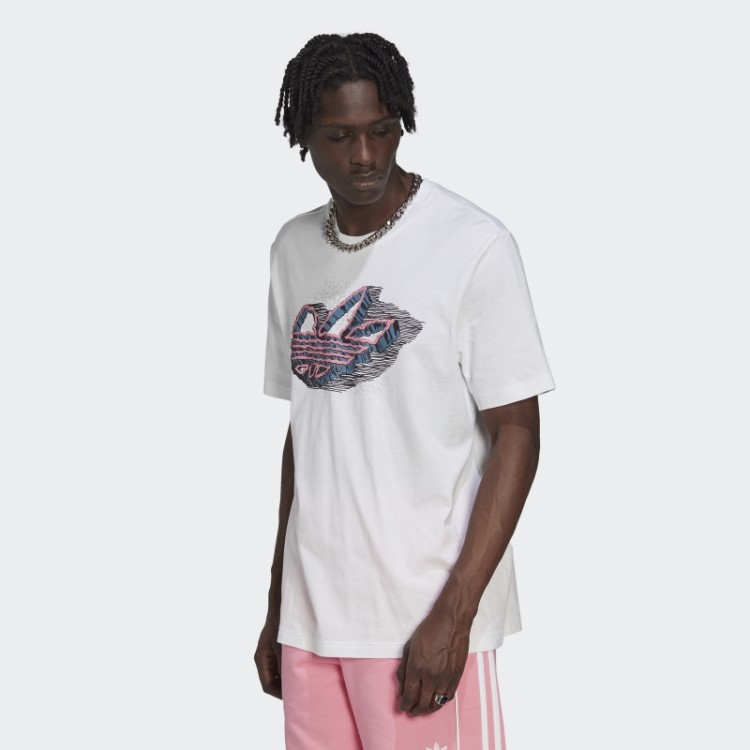 Adidas Rekive Speed T-shirt Com Estampa De Trevo Branca