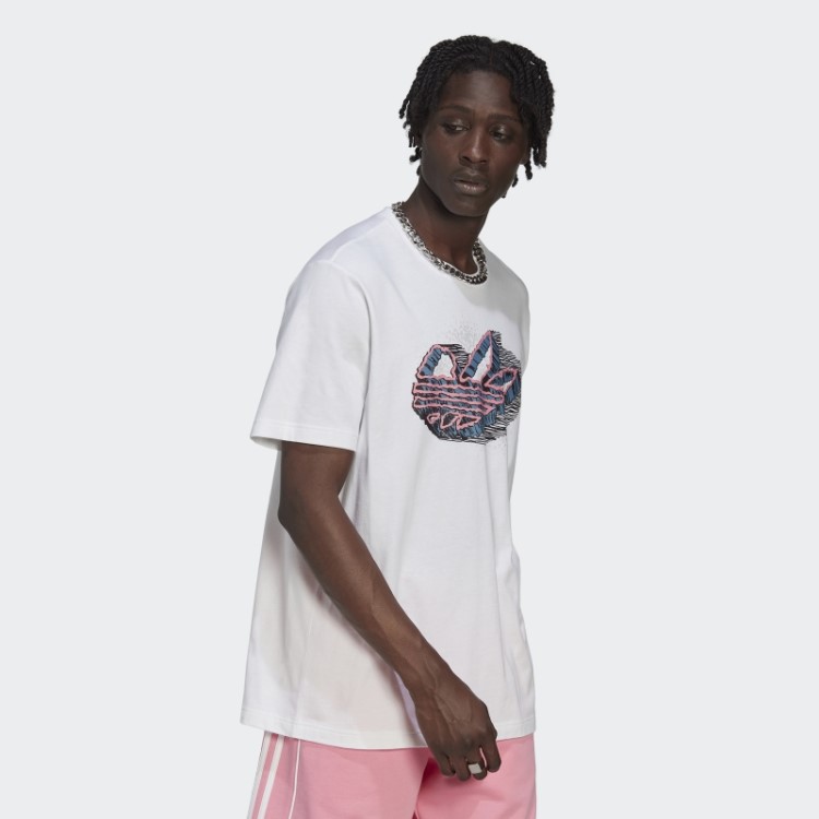 Adidas Rekive Speed T-shirt Com Estampa De Trevo Branca