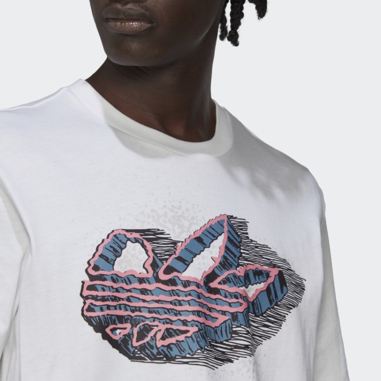 Adidas Rekive Speed T-shirt Com Estampa De Trevo Branca
