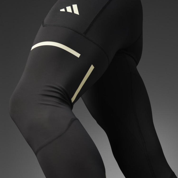 Meia-calça Preta Adidas X-city Reflect At Night