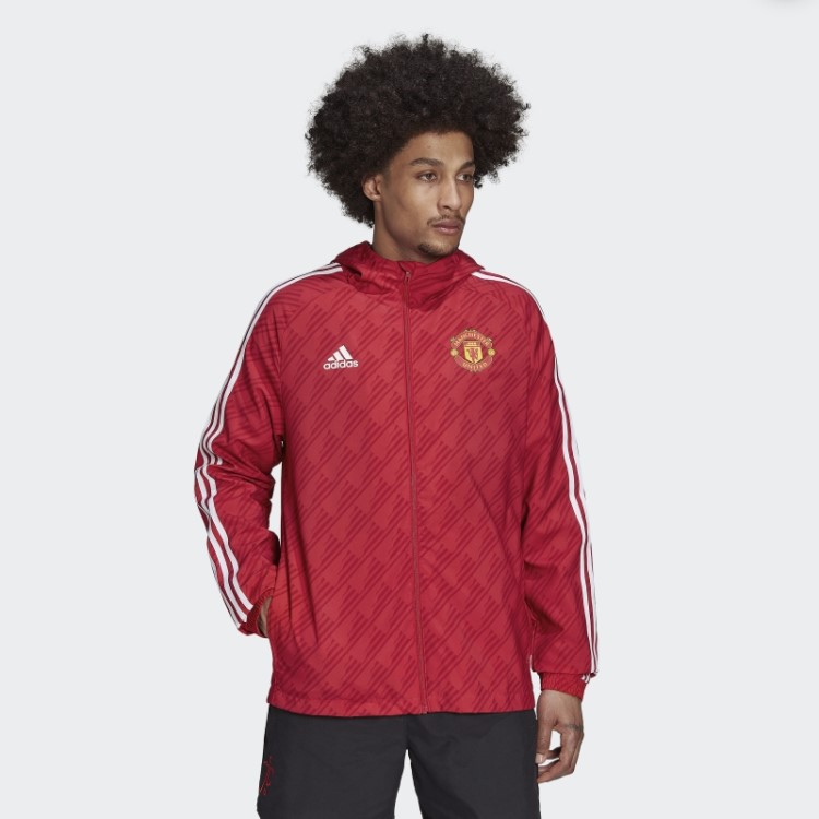 Manchester United Dna Blusão Real Vermelho Adidas