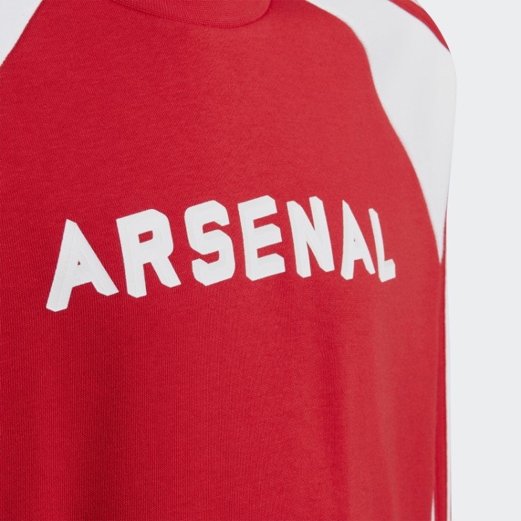 Moletom Da Tripulação Do Arsenal Escarlate Adidas