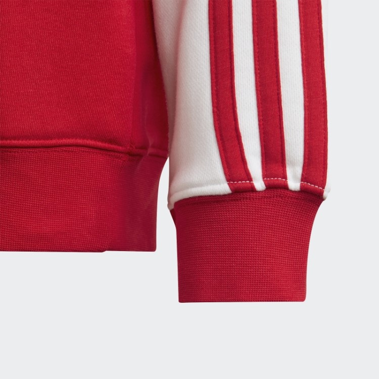 Moletom Da Tripulação Do Arsenal Escarlate Adidas