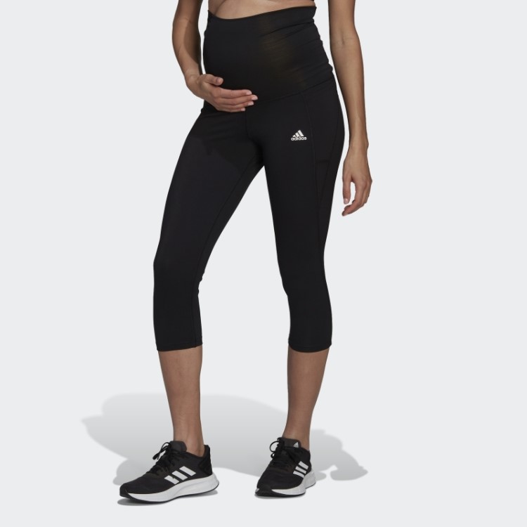 Projetado Para Mover Calças Esportivas 3/4 (maternidade) Adidas Preto