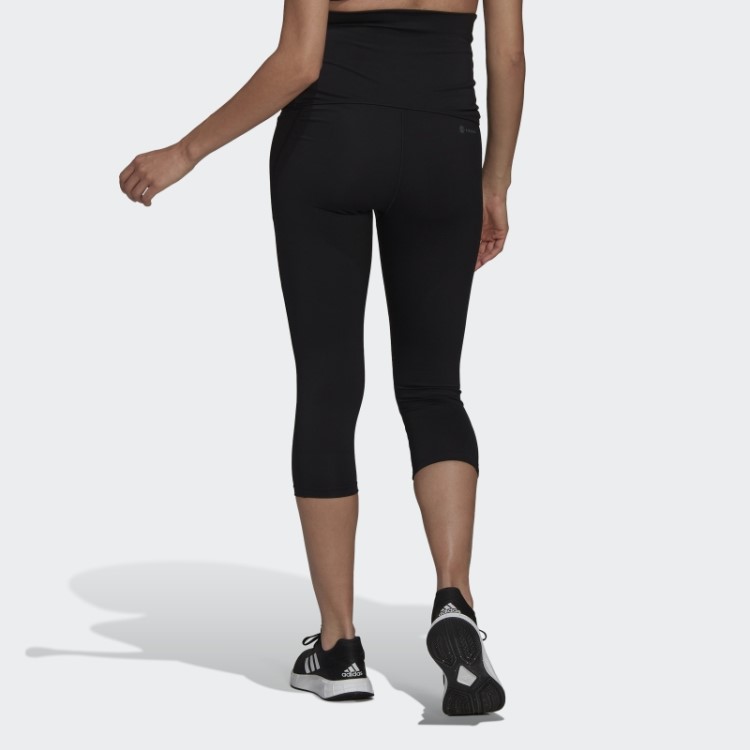 Projetado Para Mover Calças Esportivas 3/4 (maternidade) Adidas Preto