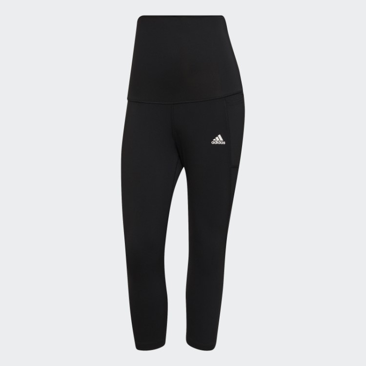 Projetado Para Mover Calças Esportivas 3/4 (maternidade) Adidas Preto